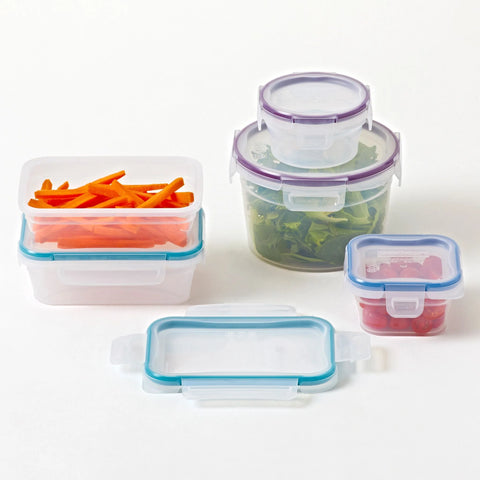 Snapware® Total Solution® 10-piece Plastic Food Storage Container Set