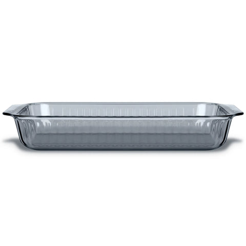 Pyrex® Sculpted Tinted Colors Sculpted Tinted 9" x 13" Baking Dish, Smoke